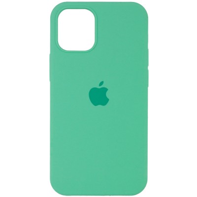 Чехол Silicone Case Full Protective (AA) для Apple iPhone 12 mini (5.4") Зеленый / Spearmint Чехол Silicone Case Full Protective (AA) для Apple iPhone 12 mini (5.4") Зеленый / Spearmint