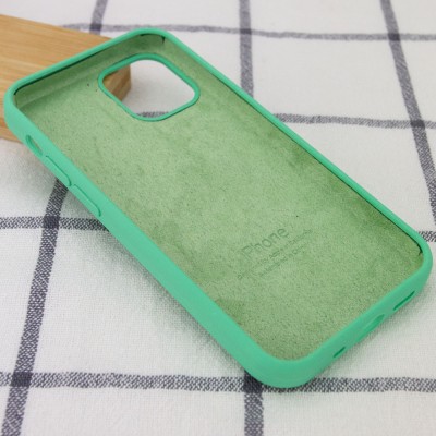 Чехол Silicone Case Full Protective (AA) для Apple iPhone 12 mini (5.4") Зеленый / Spearmint Чехол Silicone Case Full Protective (AA) для Apple iPhone 12 mini (5.4") Зеленый / Spearmint