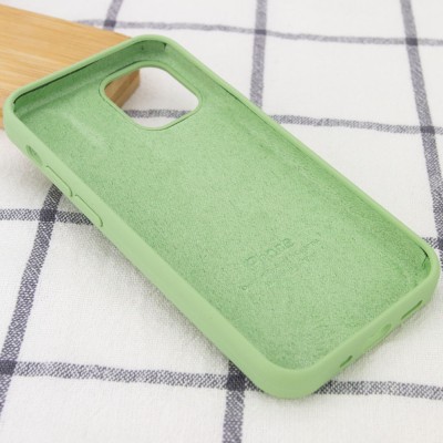 Чехол Silicone Case Full Protective (AA) для Apple iPhone 12 mini (5.4") Мятный / Mint Чехол Silicone Case Full Protective (AA) для Apple iPhone 12 mini (5.4") Мятный / Mint