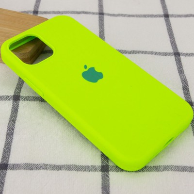 Чехол Silicone Case Full Protective (AA) для Apple iPhone 12 mini (5.4") Салатовый / Neon Green Чехол Silicone Case Full Protective (AA) для Apple iPhone 12 mini (5.4") Салатовый / Neon Green