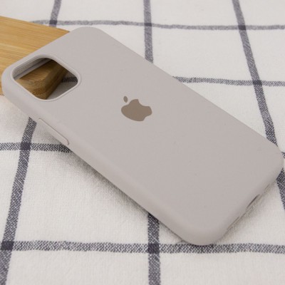 Чехол Silicone Case Full Protective (AA) для Apple iPhone 12 mini (5.4") Серый / Stone Чехол Silicone Case Full Protective (AA) для Apple iPhone 12 mini (5.4") Серый / Stone
