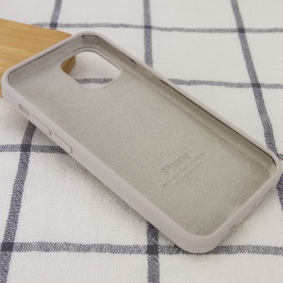 Чехол Silicone Case Full Protective (AA) для Apple iPhone 12 mini (5.4") Серый / Stone Чехол Silicone Case Full Protective (AA) для Apple iPhone 12 mini (5.4") Серый / Stone
