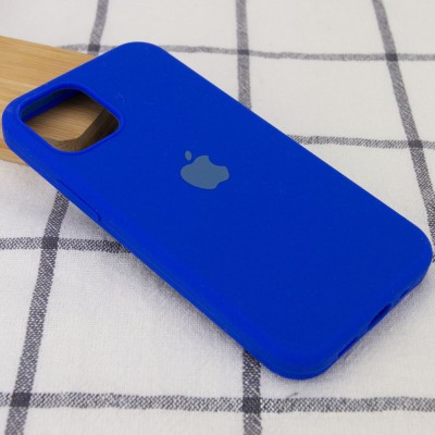 Чехол Silicone Case Full Protective (AA) для Apple iPhone 12 mini (5.4") Синий / Shiny blue Чехол Silicone Case Full Protective (AA) для Apple iPhone 12 mini (5.4") Синий / Shiny blue