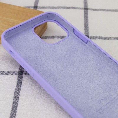 Чехол Silicone Case Full Protective (AA) для Apple iPhone 12 mini (5.4") Сиреневый / Dasheen Чехол Silicone Case Full Protective (AA) для Apple iPhone 12 mini (5.4") Сиреневый / Dasheen