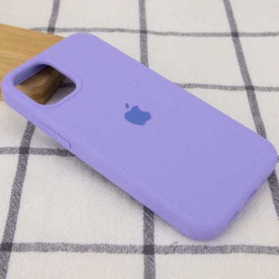 Чехол Silicone Case Full Protective (AA) для Apple iPhone 12 mini (5.4") Сиреневый / Dasheen Чехол Silicone Case Full Protective (AA) для Apple iPhone 12 mini (5.4") Сиреневый / Dasheen
