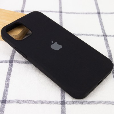 Чехол Silicone Case Full Protective (AA) для Apple iPhone 12 mini (5.4") Черный / Black Чехол Silicone Case Full Protective (AA) для Apple iPhone 12 mini (5.4") Черный / Black