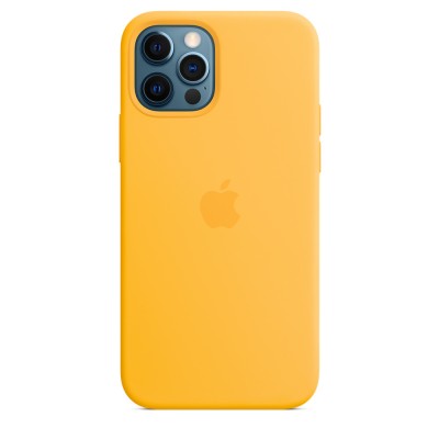 Чехол Silicone Case Full Protective (AA) для Apple iPhone 12 Pro Max (6.7") Желтый / Sunflower Чехол Silicone Case Full Protective (AA) для Apple iPhone 12 Pro Max (6.7") Желтый / Sunflower