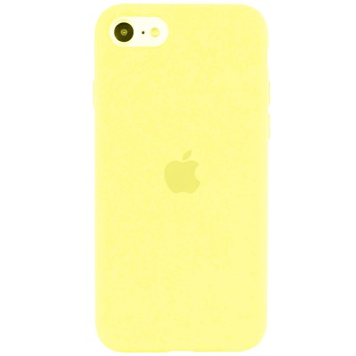 Чехол Silicone Case Full Protective (AA) для Apple iPhone SE (2020) Желтый / Pollen Чехол Silicone Case Full Protective (AA) для Apple iPhone SE (2020) Желтый / Pollen