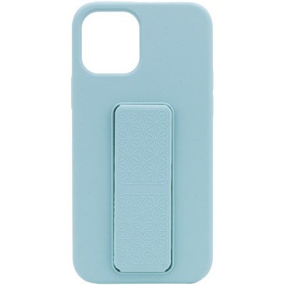 Чехол Silicone Case Hand Holder для Apple iPhone 12 mini (5.4") Бирюзовый / Ice Blue Чехол Silicone Case Hand Holder для Apple iPhone 12 mini (5.4") Бирюзовый / Ice Blue