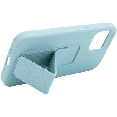 Чехол Silicone Case Hand Holder для Apple iPhone 12 mini (5.4") Бирюзовый / Ice Blue Чехол Silicone Case Hand Holder для Apple iPhone 12 mini (5.4") Бирюзовый / Ice Blue