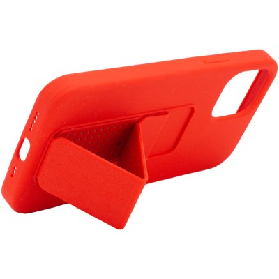 Чехол Silicone Case Hand Holder для Apple iPhone 12 mini (5.4") Красный / Red Чехол Silicone Case Hand Holder для Apple iPhone 12 mini (5.4") Красный / Red