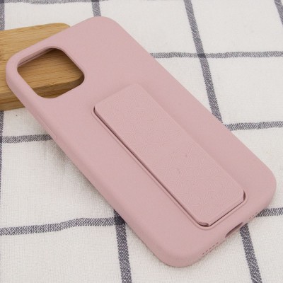 Чехол Silicone Case Hand Holder для Apple iPhone 12 mini (5.4") Розовый / Pink Sand Чехол Silicone Case Hand Holder для Apple iPhone 12 mini (5.4") Розовый / Pink Sand