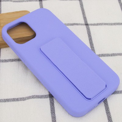 Чехол Silicone Case Hand Holder для Apple iPhone 12 mini (5.4") Сиреневый / Dasheen Чехол Silicone Case Hand Holder для Apple iPhone 12 mini (5.4") Сиреневый / Dasheen