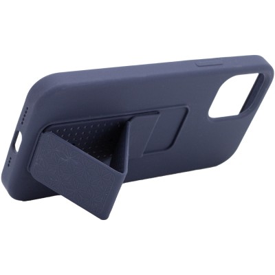Чехол Silicone Case Hand Holder для Apple iPhone 12 mini (5.4") Темно-синий / Midnight blue Чехол Silicone Case Hand Holder для Apple iPhone 12 mini (5.4") Темно-синий / Midnight blue