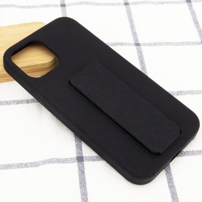 Чехол Silicone Case Hand Holder для Apple iPhone 12 mini (5.4") Черный / Black Чехол Silicone Case Hand Holder для Apple iPhone 12 mini (5.4") Черный / Black