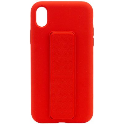Чехол Silicone Case Hand Holder для Apple iPhone X / XS (5.8") Красный / Red Чехол Silicone Case Hand Holder для Apple iPhone X / XS (5.8") Красный / Red