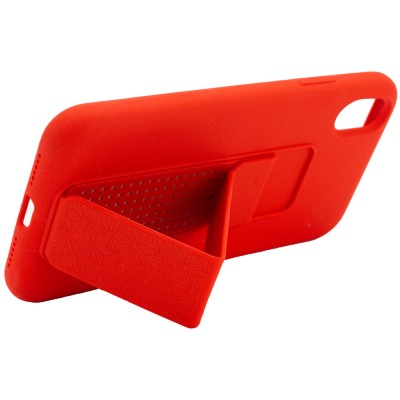 Чехол Silicone Case Hand Holder для Apple iPhone X / XS (5.8") Красный / Red Чехол Silicone Case Hand Holder для Apple iPhone X / XS (5.8") Красный / Red
