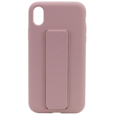 Чехол Silicone Case Hand Holder для Apple iPhone X / XS (5.8") Розовый / Pink Sand Чехол Silicone Case Hand Holder для Apple iPhone X / XS (5.8") Розовый / Pink Sand