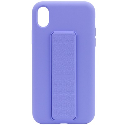 Чехол Silicone Case Hand Holder для Apple iPhone X / XS (5.8") Сиреневый / Dasheen Чехол Silicone Case Hand Holder для Apple iPhone X / XS (5.8") Сиреневый / Dasheen