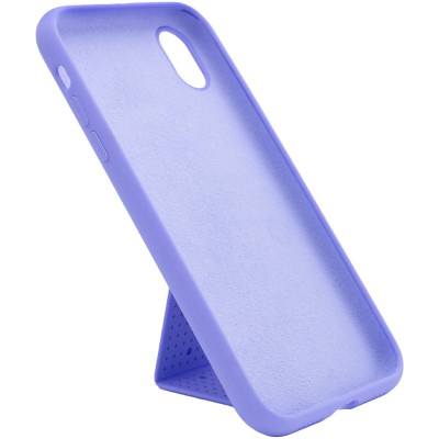 Чехол Silicone Case Hand Holder для Apple iPhone X / XS (5.8") Сиреневый / Dasheen Чехол Silicone Case Hand Holder для Apple iPhone X / XS (5.8") Сиреневый / Dasheen