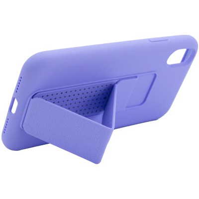 Чехол Silicone Case Hand Holder для Apple iPhone X / XS (5.8") Сиреневый / Dasheen Чехол Silicone Case Hand Holder для Apple iPhone X / XS (5.8") Сиреневый / Dasheen
