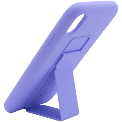 Чехол Silicone Case Hand Holder для Apple iPhone X / XS (5.8") Сиреневый / Dasheen Чехол Silicone Case Hand Holder для Apple iPhone X / XS (5.8") Сиреневый / Dasheen