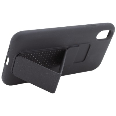 Чехол Silicone Case Hand Holder для Apple iPhone X / XS (5.8") Черный / Black Чехол Silicone Case Hand Holder для Apple iPhone X / XS (5.8") Черный / Black