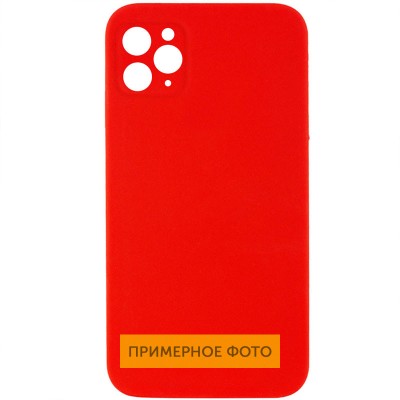Чехол Silicone Case Lakshmi Square Full Camera для Apple iPhone 11 (6.1") Красный / Red Чехол Silicone Case Lakshmi Square Full Camera для Apple iPhone 11 (6.1") Красный / Red