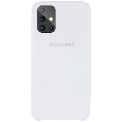 Чехол Silicone Cover (AAA) для Samsung Galaxy A71 Белый / White Чехол Silicone Cover (AAA) для Samsung Galaxy A71 Белый / White