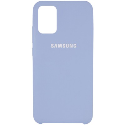 Чехол Silicone Cover (AAA) для Samsung Galaxy A71 Голубой / Lilac Blue Чехол Silicone Cover (AAA) для Samsung Galaxy A71 Голубой / Lilac Blue