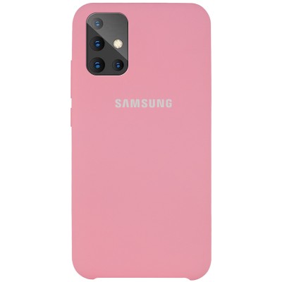 Чехол Silicone Cover (AAA) для Samsung Galaxy A71 Розовый / Light pink Чехол Silicone Cover (AAA) для Samsung Galaxy A71 Розовый / Light pink