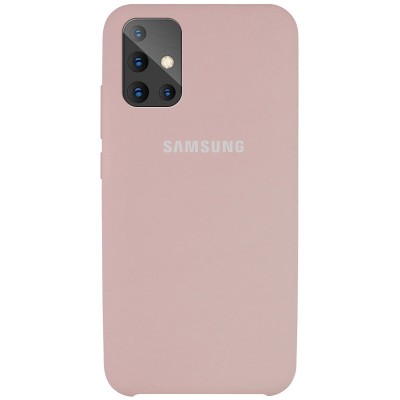 Чехол Silicone Cover (AAA) для Samsung Galaxy A71 Розовый / Pink Sand Чехол Silicone Cover (AAA) для Samsung Galaxy A71 Розовый / Pink Sand