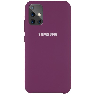 Чехол Silicone Cover (AAA) для Samsung Galaxy A71 Фиолетовый / Grape Чехол Silicone Cover (AAA) для Samsung Galaxy A71 Фиолетовый / Grape