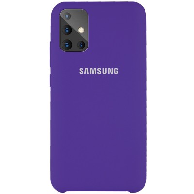 Чехол Silicone Cover (AAA) для Samsung Galaxy A71 Фиолетовый / Violet Чехол Silicone Cover (AAA) для Samsung Galaxy A71 Фиолетовый / Violet