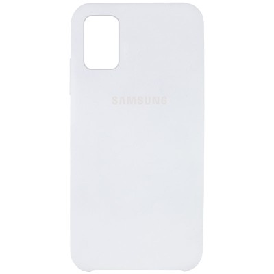 Чехол Silicone Cover (AAA) для Samsung Galaxy M51 Белый / White Чехол Silicone Cover (AAA) для Samsung Galaxy M51 Белый / White