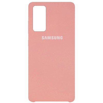 Чехол Silicone Cover (AAA) для Samsung Galaxy S20 FE Розовый / Pink Чехол Silicone Cover (AAA) для Samsung Galaxy S20 FE Розовый / Pink