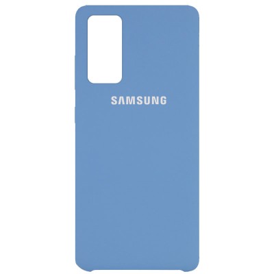Чехол Silicone Cover (AAA) для Samsung Galaxy S20 FE Синий / Denim Blue Чехол Silicone Cover (AAA) для Samsung Galaxy S20 FE Синий / Denim Blue