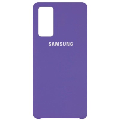 Чехол Silicone Cover (AAA) для Samsung Galaxy S20 FE Сиреневый / Elegant Purple