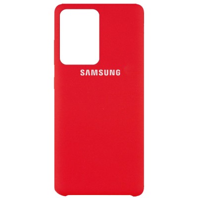Чехол Silicone Cover (AAA) для Samsung Galaxy S20 Ultra Красный / Red Чехол Silicone Cover (AAA) для Samsung Galaxy S20 Ultra Красный / Red
