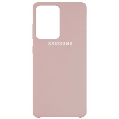 Чехол Silicone Cover (AAA) для Samsung Galaxy S20 Ultra Розовый / Pink Sand Чехол Silicone Cover (AAA) для Samsung Galaxy S20 Ultra Розовый / Pink Sand