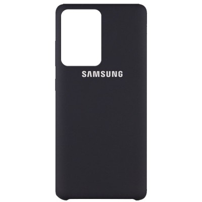 Чехол Silicone Cover (AAA) для Samsung Galaxy S20 Ultra Черный / Black Чехол Silicone Cover (AAA) для Samsung Galaxy S20 Ultra Черный / Black