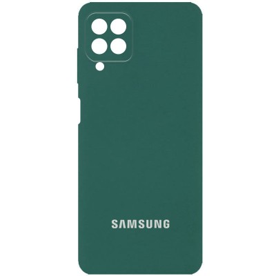 Чехол Silicone Cover Full Camera (AA) для Samsung Galaxy A22 4G / M32 Зеленый / Pine green Чехол Silicone Cover Full Camera (AA) для Samsung Galaxy A22 4G / M32 Зеленый / Pine green