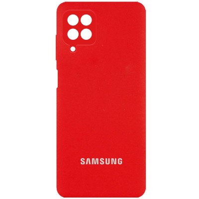 Чехол Silicone Cover Full Camera (AA) для Samsung Galaxy A22 4G / M32 Красный / Red Чехол Silicone Cover Full Camera (AA) для Samsung Galaxy A22 4G / M32 Красный / Red