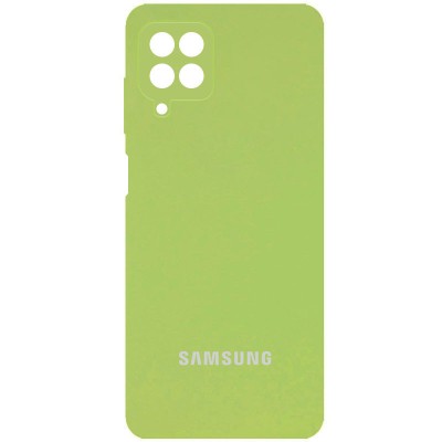 Чехол Silicone Cover Full Camera (AA) для Samsung Galaxy A22 4G / M32 Мятный / Mint Чехол Silicone Cover Full Camera (AA) для Samsung Galaxy A22 4G / M32 Мятный / Mint
