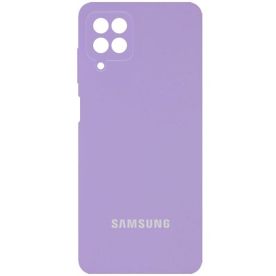 Чехол Silicone Cover Full Camera (AA) для Samsung Galaxy A22 4G / M32 Сиреневый / Dasheen Чехол Silicone Cover Full Camera (AA) для Samsung Galaxy A22 4G / M32 Сиреневый / Dasheen
