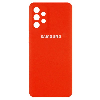 Чехол Silicone Cover Full Camera (AA) для Samsung Galaxy A32 4G Оранжевый / Neon Orange Чехол Silicone Cover Full Camera (AA) для Samsung Galaxy A32 4G Оранжевый / Neon Orange