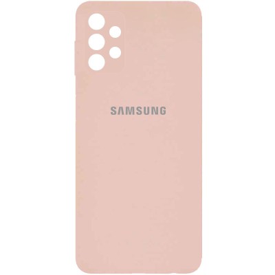 Чехол Silicone Cover Full Camera (AA) для Samsung Galaxy A32 4G Розовый / Pudra Чехол Silicone Cover Full Camera (AA) для Samsung Galaxy A32 4G Розовый / Pudra