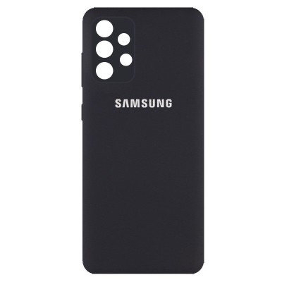 Чехол Silicone Cover Full Camera (AA) для Samsung Galaxy A32 4G Черный / Black Чехол Silicone Cover Full Camera (AA) для Samsung Galaxy A32 4G Черный / Black