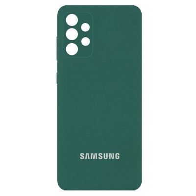 Чехол Silicone Cover Full Camera (AA) для Samsung Galaxy A52 4G / A52 5G / A52s Зеленый / Pine green Чехол Silicone Cover Full Camera (AA) для Samsung Galaxy A52 4G / A52 5G / A52s Зеленый / Pine green