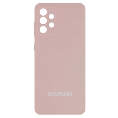 Чехол Silicone Cover Full Camera (AA) для Samsung Galaxy A52 4G / A52 5G / A52s Розовый / Pink Sand Чехол Silicone Cover Full Camera (AA) для Samsung Galaxy A52 4G / A52 5G / A52s Розовый / Pink Sand